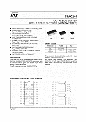 DataSheet 74AC244 pdf